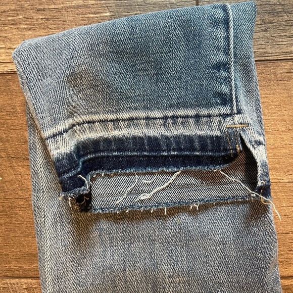 NWOT Kut from the Kloth Distressed Reese Ankle Straight Let Raw Hem Jeans Sz 4 - Picture 9 of 15